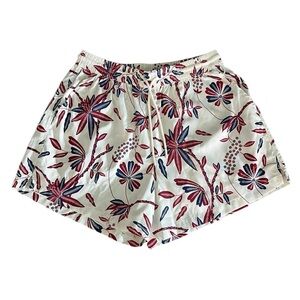 OUTDOOR VOICES Floral Print Women's Athletic Shorts Size Small